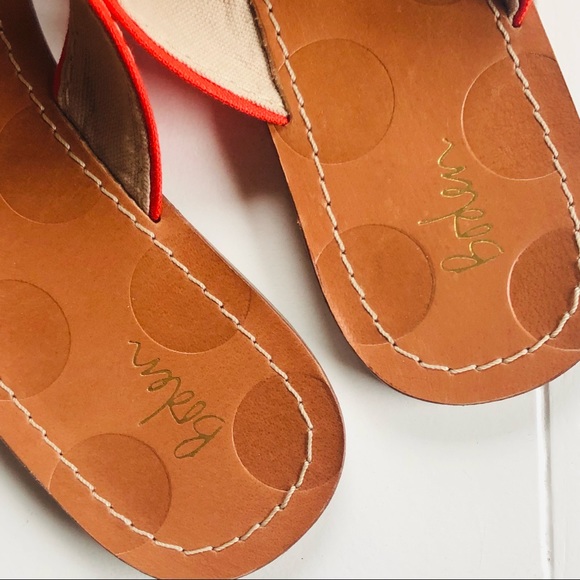 BODEN RED LIZZIE SLIDES | sandals Sz 39 / 8 NEW - Picture 2 of 6